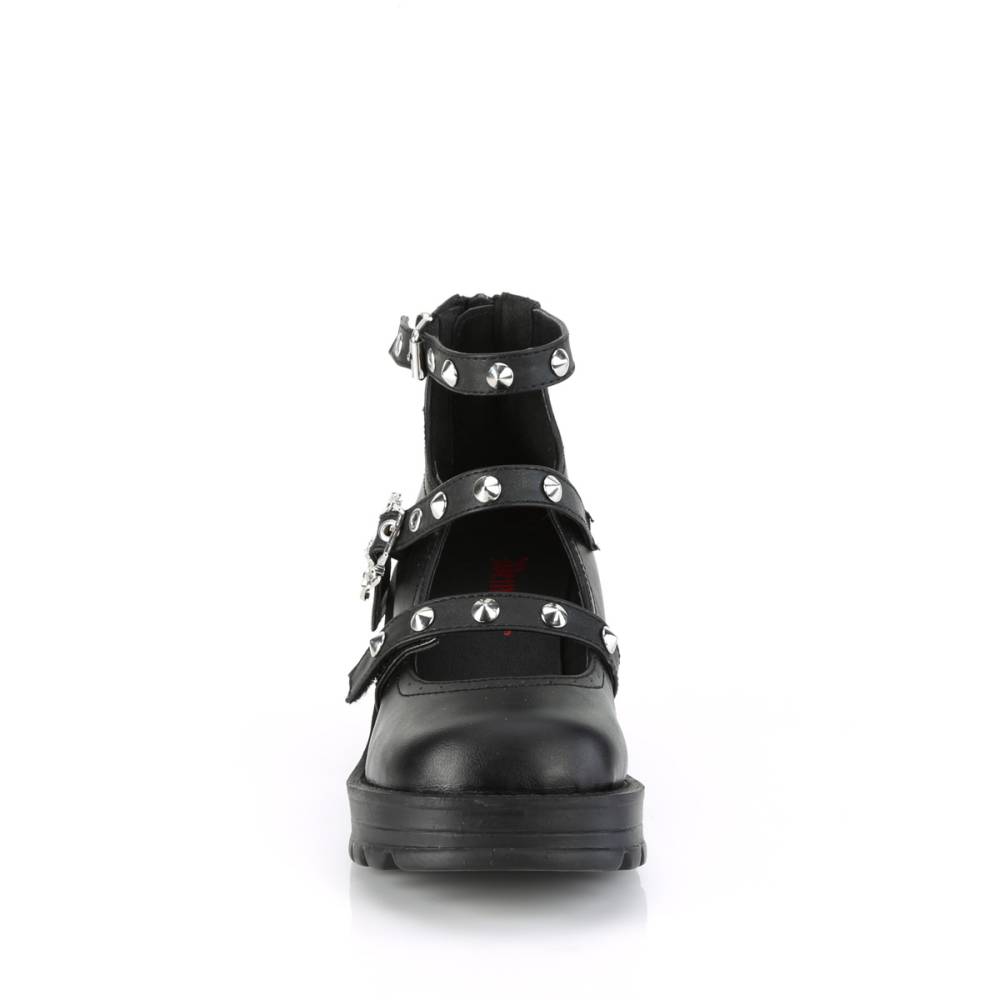 DemoniaCult - BRATTY-30 Sandalen - Schwarz
